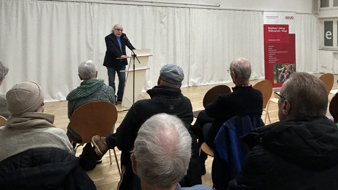 Klaus Möhle auf der Bühne