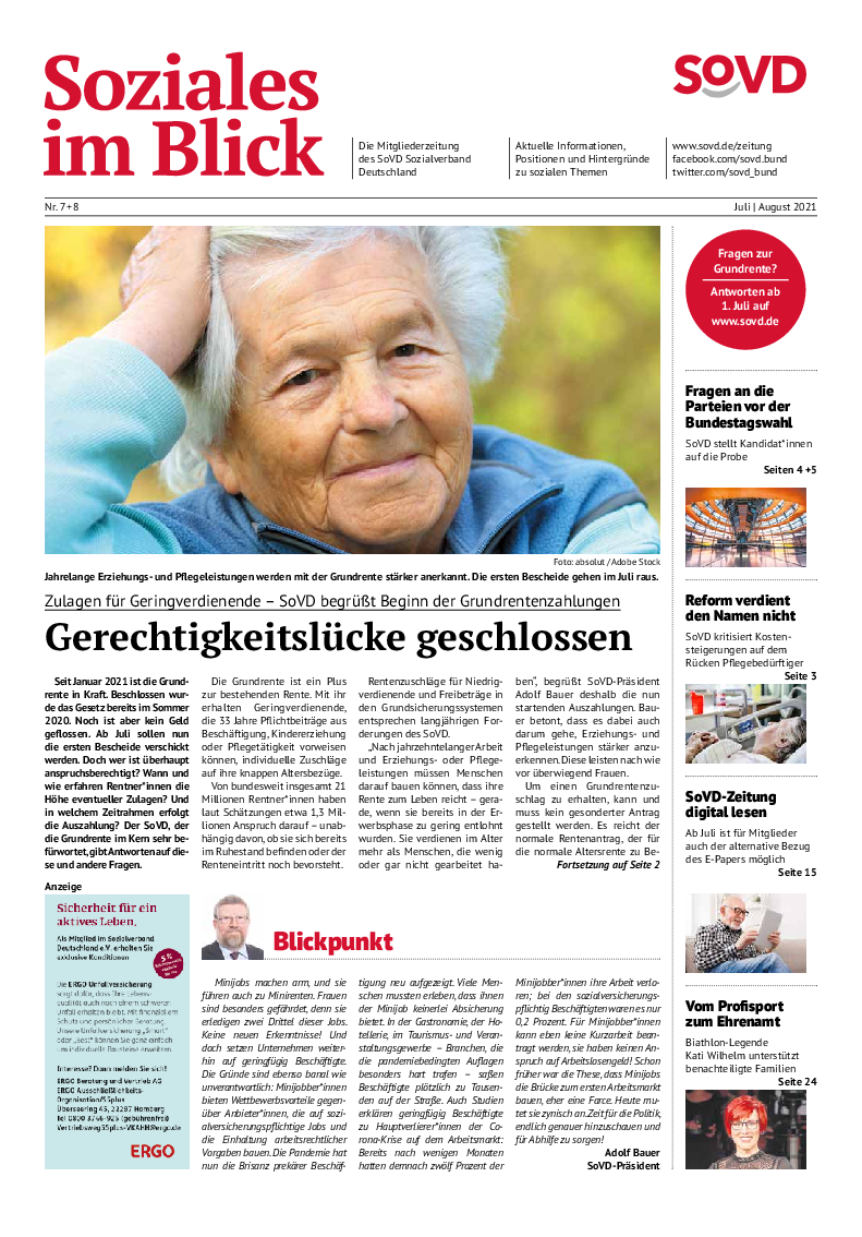 SoVD-Zeitung 07+08/2021 (Bremen)