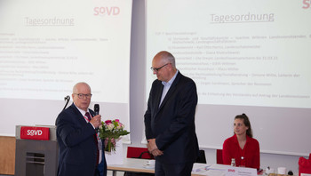 1. Vorsitzender Joachim Wittrien und Bürgermeister Dr. Andreas Bovenschulte